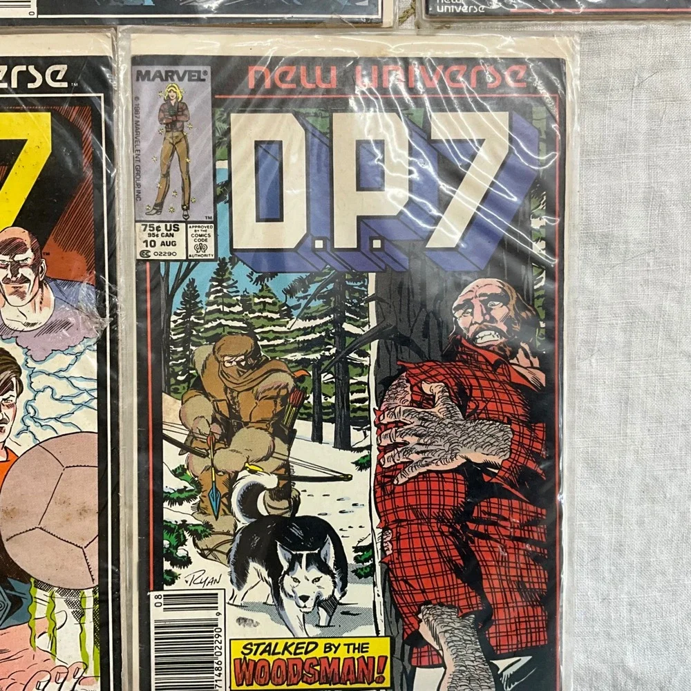 Marvel New Universe DP7 Comic‎ Book Lot Issues 4 5 6 7 8 9 Copper Age 1986-87